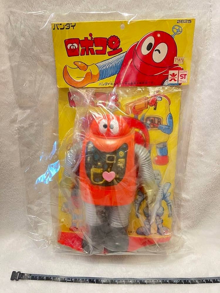 最終価格】当時物 ポピー がんばれロボコン ソフビ ロボプー 昭和