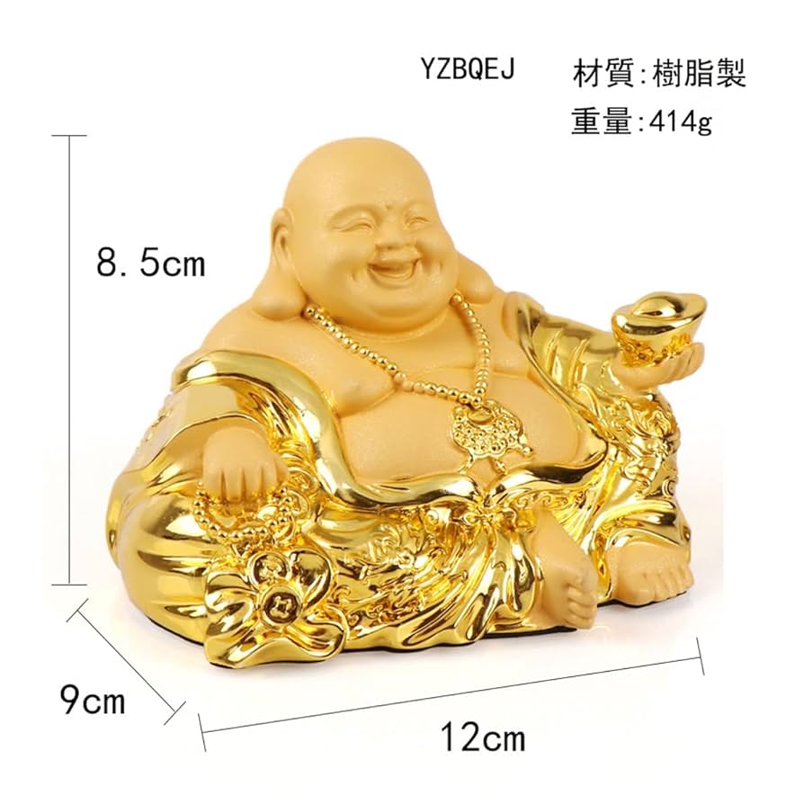 布袋様 布袋尊 天然石 大理石 オニックス 開運 金運 高級 置物 未使用