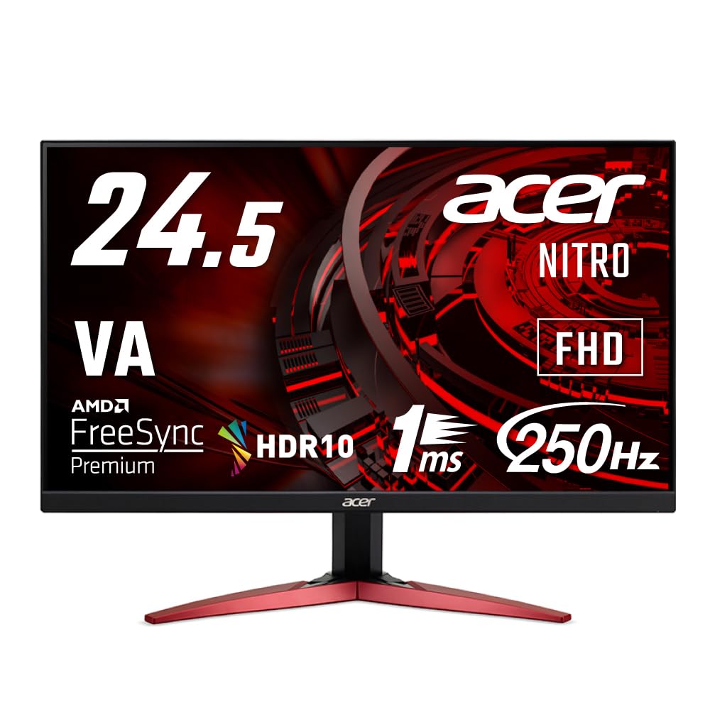 Acerゲーミングモニター 24.5 IPS0.5ms 240Hz G-SYNC Amazon.co.jp