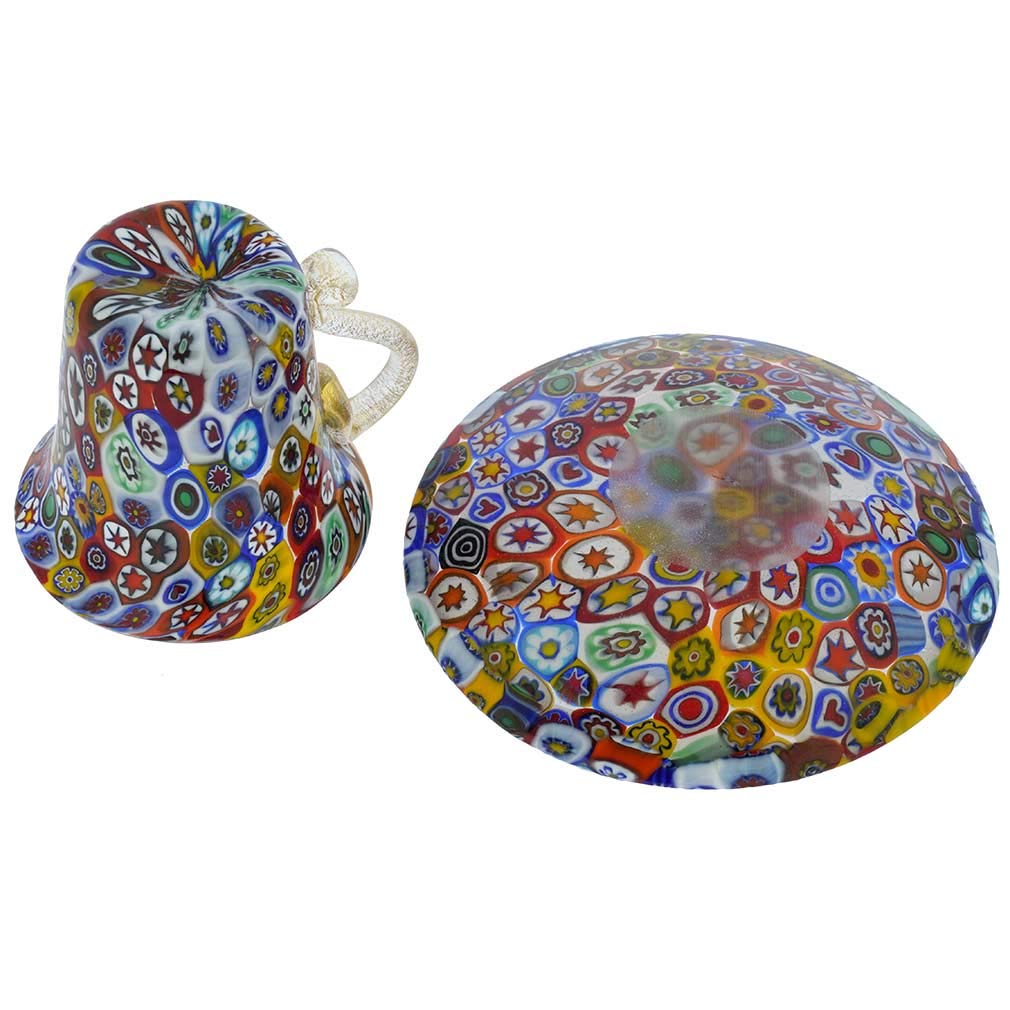 MURANO ムラノ イエロー ミルフィオリ お碗 皿 MURANO ムラノ イエロー