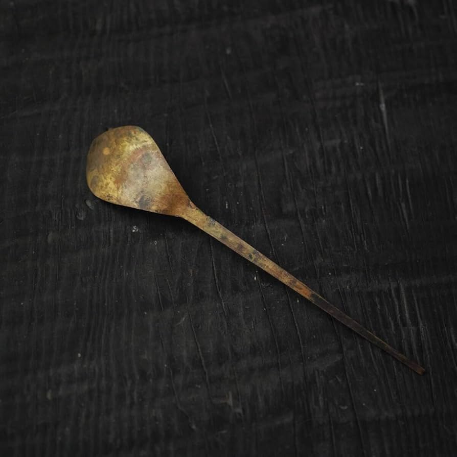 江戸時代 薬匙 5 古道具 アンティーク 使えないスプーン