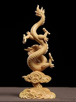 木彫 「 栗鼠と瓢箪 」 一刀彫 東洋彫刻 置物 床飾り インテリア BK38