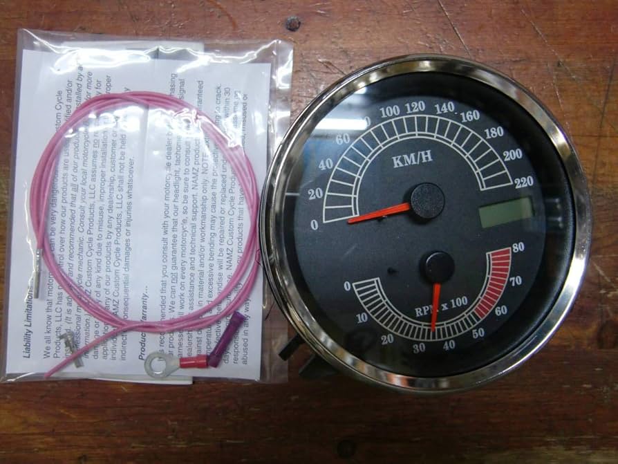 Amazon | DRAG スピード/タコ メーター エレクトロニック(220km/h