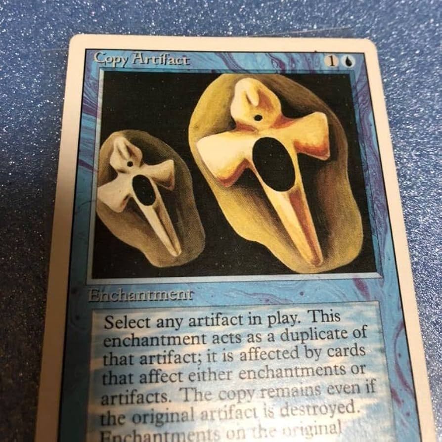 Amazon.co.jp: MTG コピーアーティファクト Copy 3ED Revised 青R レア