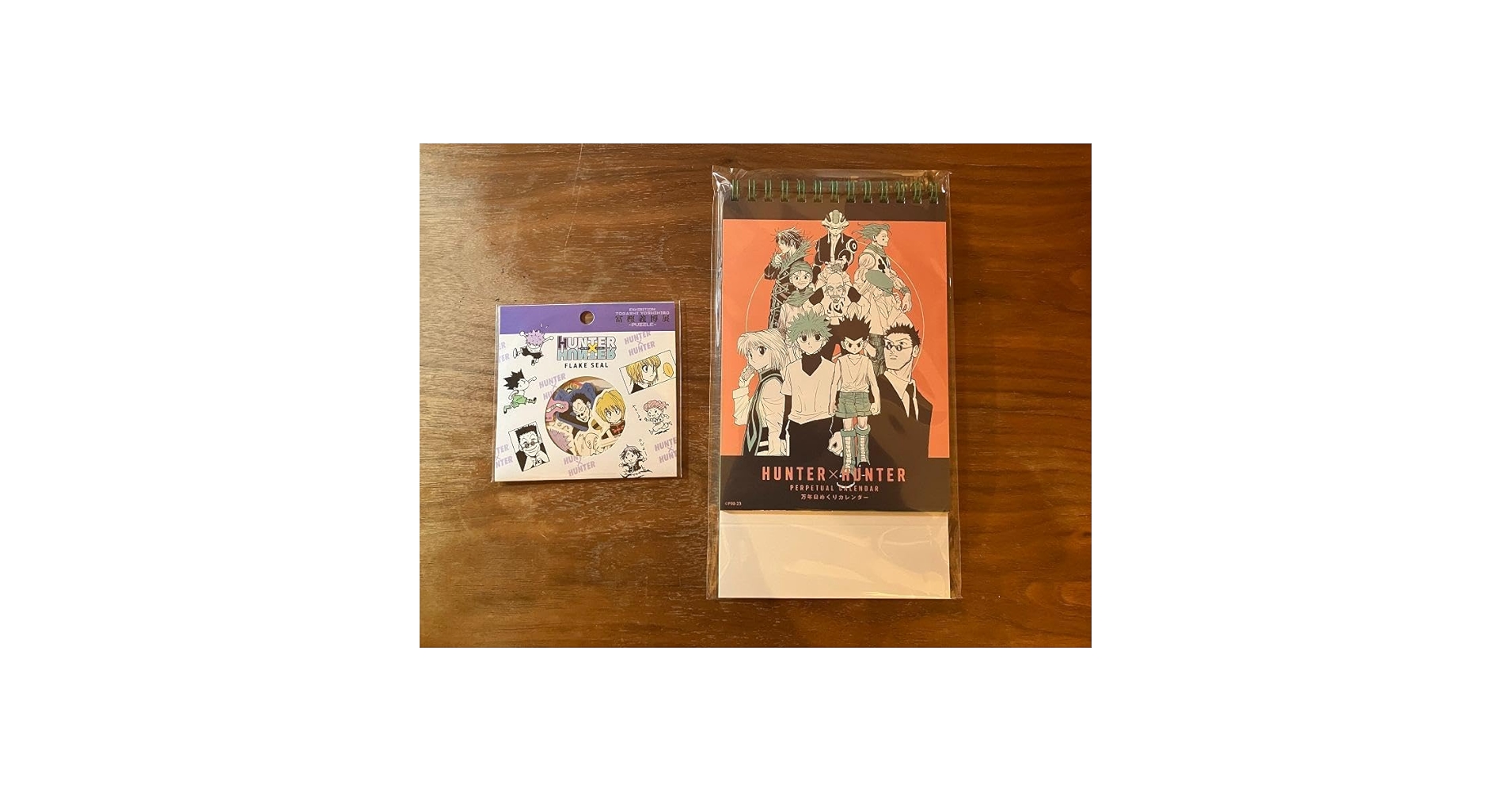 HUNTER×HUNTER カレンダー メタリックキーホルダー フレークシール