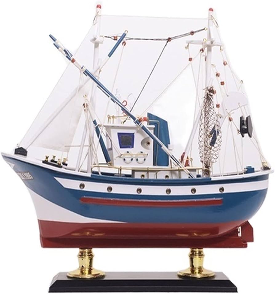Amazon | 木製漁船模型 大型船模型 置物 手芸 | プラモデル 通販