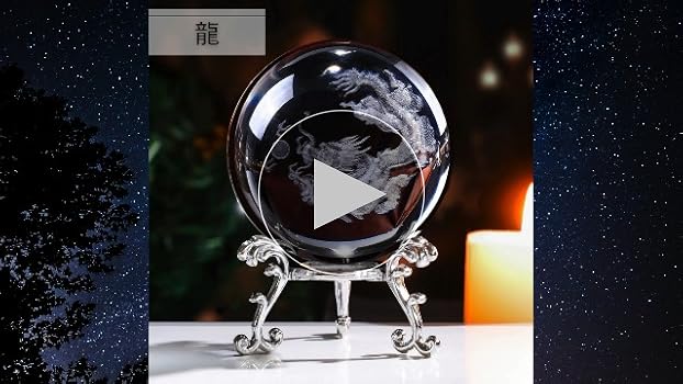 Amazon.co.jp: mamota 水晶 置物 台座付き 彫刻 風水 縁起物 金運 開運