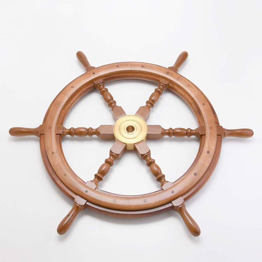 Amazon.co.jp: (舵輪30インチタイプ)(LIV023) マリンインテリア ラット