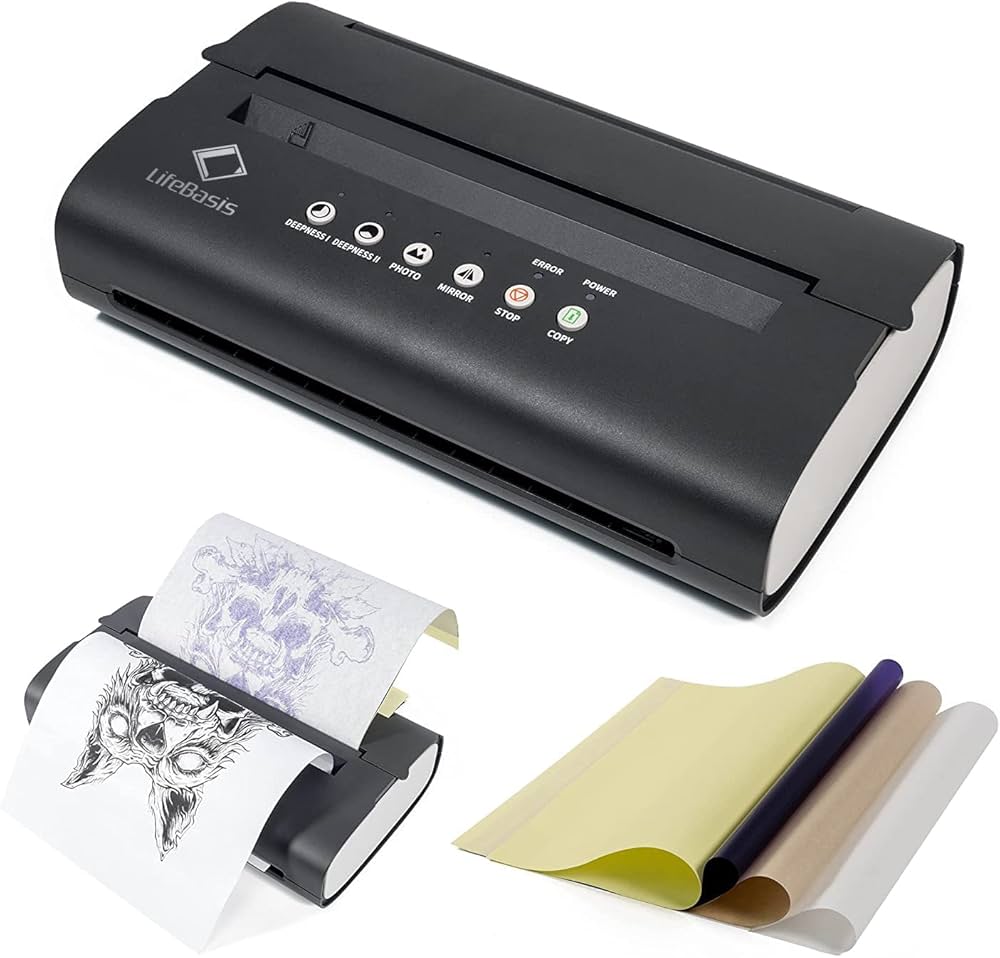 Amazon | LifeBasis TATTOOタトゥー下絵転写用 持ち運びポータブル