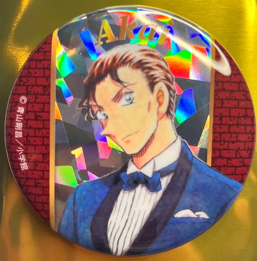 Amazon.co.jp: 赤井秀一 コナン コナン展 30周年記念 缶バッジ 缶