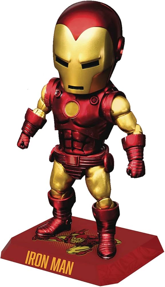 Amazon.com: Beast Kingdom Marvel Comics: Classic Iron Man EAA-105