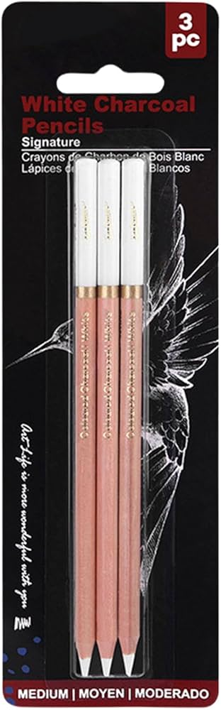 Amazon.co.jp: スケッチ鉛筆 ハイライトペン ホワイトチャコール鉛筆