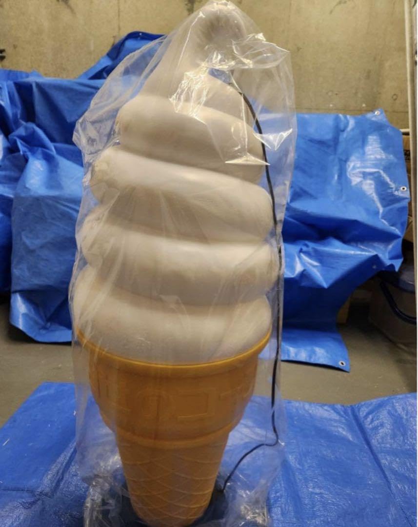 NISSEI 日世のコーン ソフトクリームライト ディスプレイ 非売品 日世