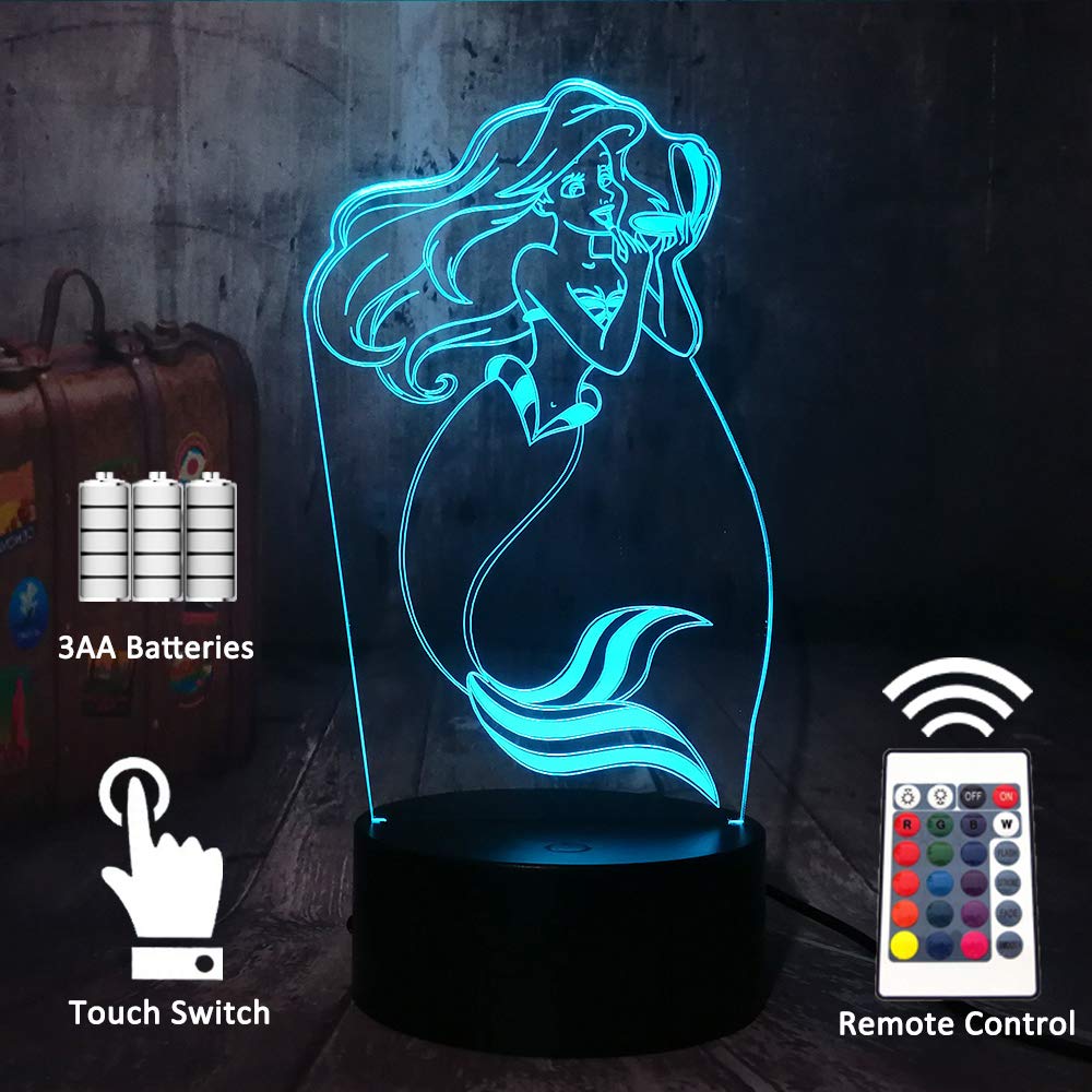 ディズニーストアリトルマーメイドアリエル30thLEDライトフィギュア