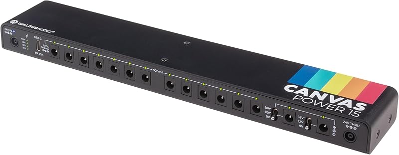 Walrus Audio Canvas Power 15 - 15系統の出力を備えたハイスペックな