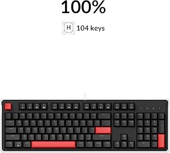 Amazon.com: LEMOKEY X3 Wired Mechanical Gaming Keyboard, 100