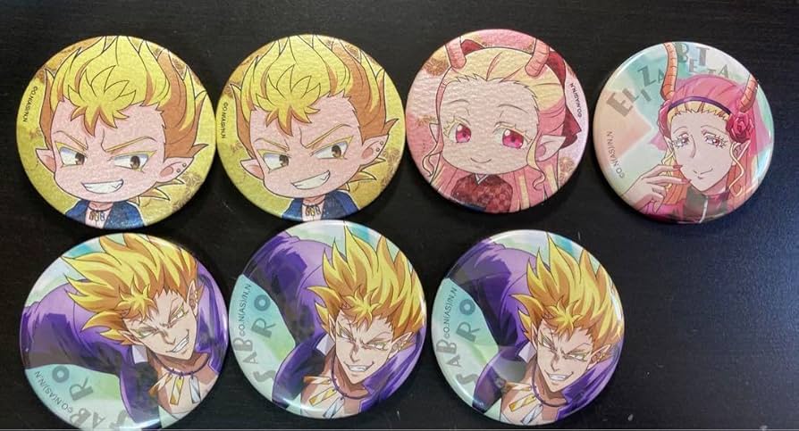 魔入りました！入間くん展 缶バッジ イクス・エリザベッタ 入間展