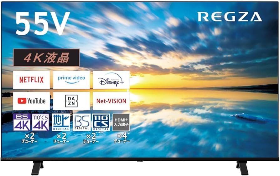 REGZA 55型 4K液晶テレビ