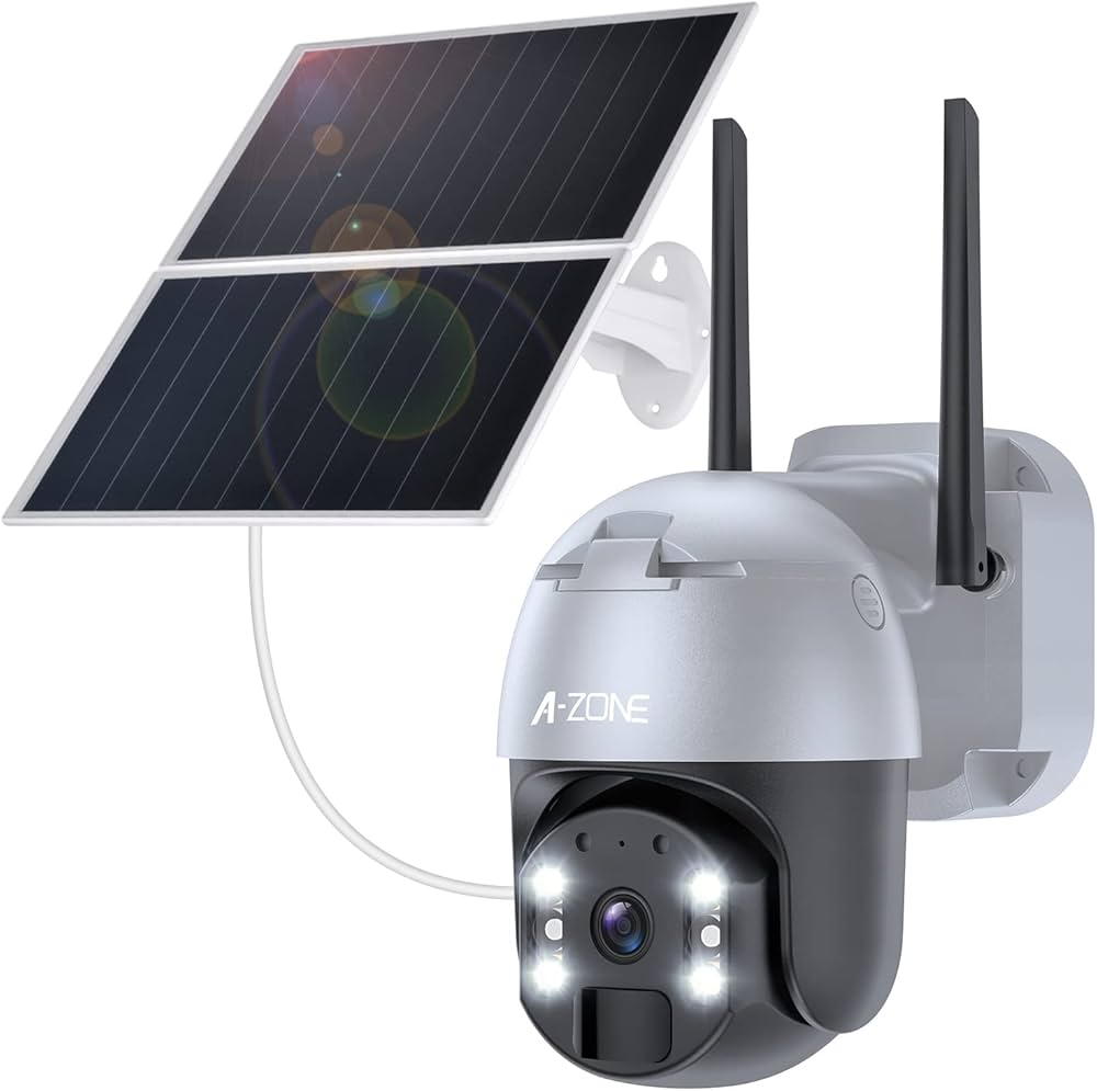 Amazon.co.jp: 【24時間連続録画・ソーラー防犯カメラ】A-ZONE防犯