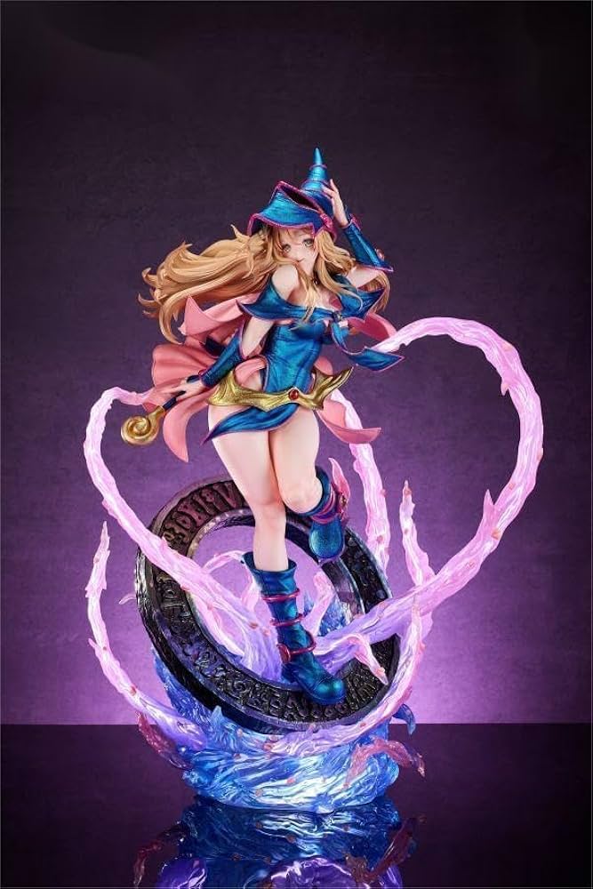 塗装済み ブラックマジシャンガール フィギュア ガレージキット 遊戯王