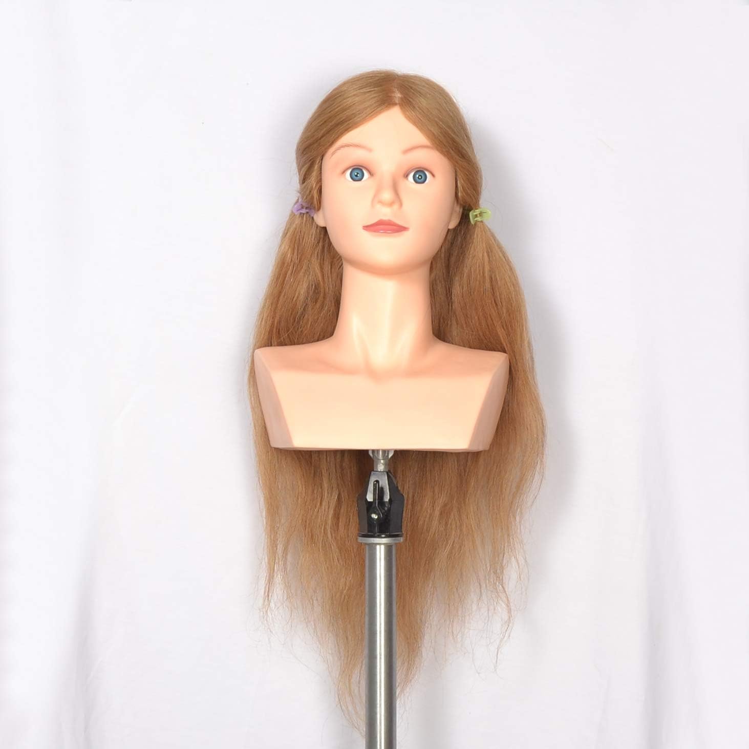 ヘッドマネキン型ウィッグスタンド ブラウン クラッセ ウィッグ