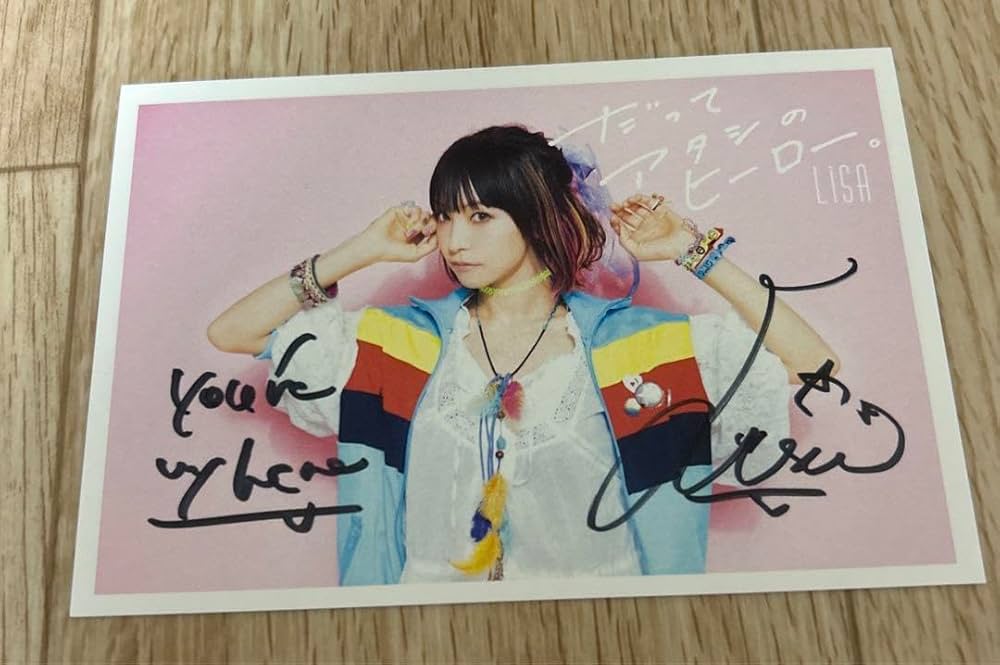 LiSA Catch the Moment 直筆サイン入りポストカード② LiSA Catch the