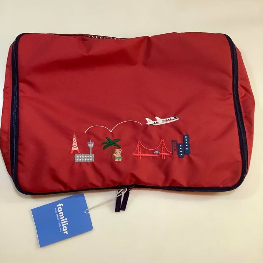 Amazon.co.jp: ファミリア JAL パッキングケース M レッド familiar