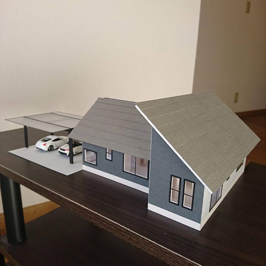 50分の1，平屋＆ロフト内外模型No.94『気分は北欧Ⅱ』 【公式通販】