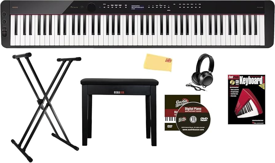 Amazon.com: Casio Privia PX-S3100 Digital Piano - Black Bundle