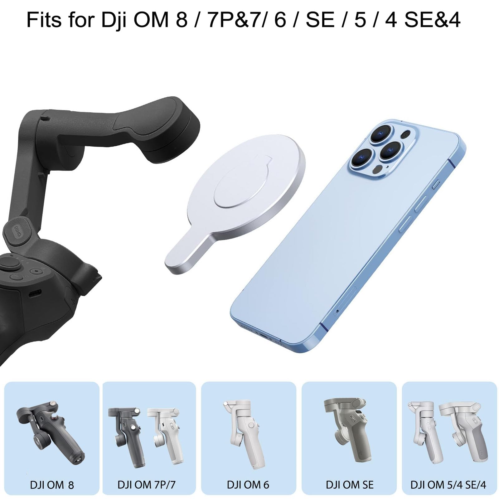 Amazon.com: Aerbeis for DJI Magnetic Phone Holder Clamp - for