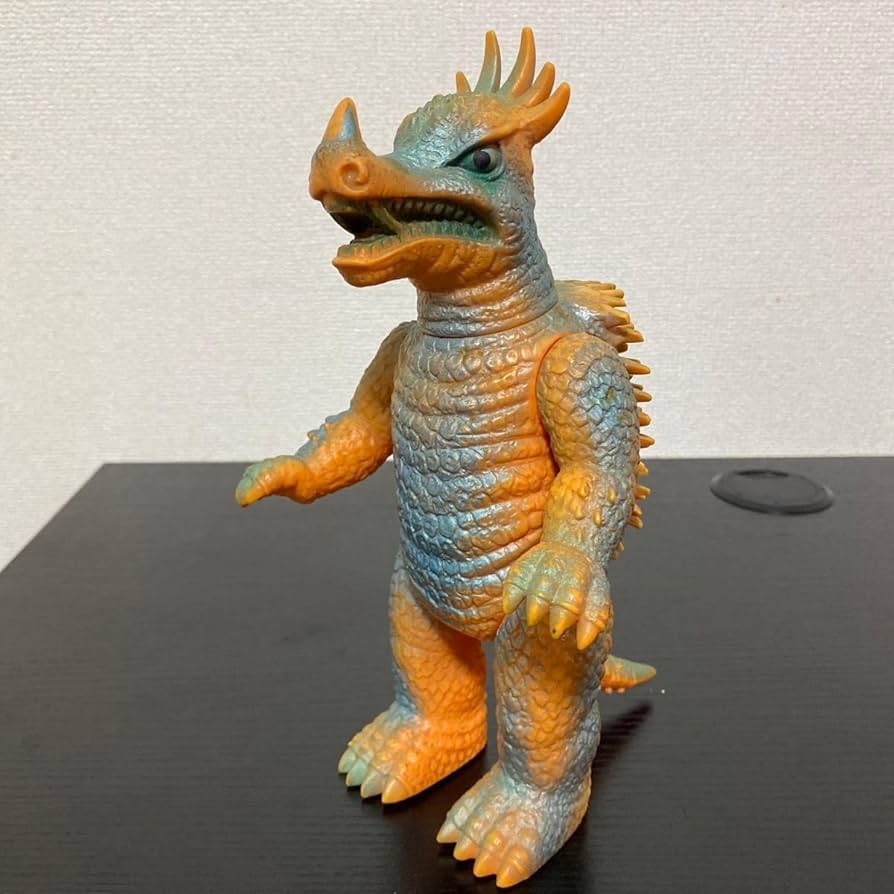 BABY, THE STARS SHINE BRIGHT 幸せの青い鳥柄マルサンアンギラスソフビ