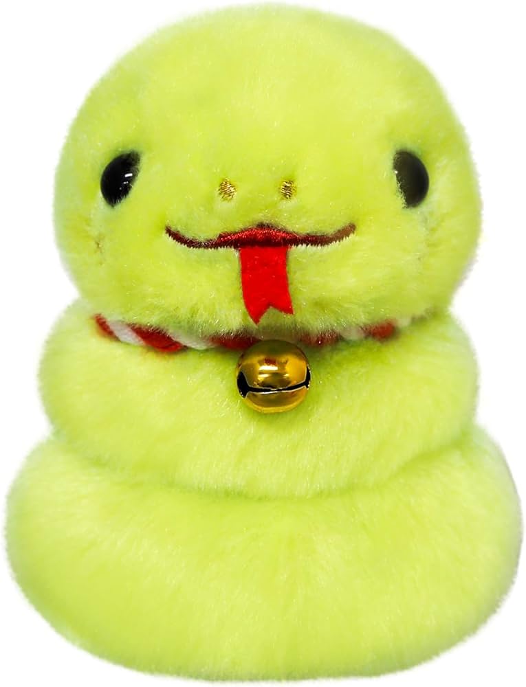 Amazon.co.jp: 三英貿易(Sanei Boeki) 2025年干支 へびもっち（緑） W7