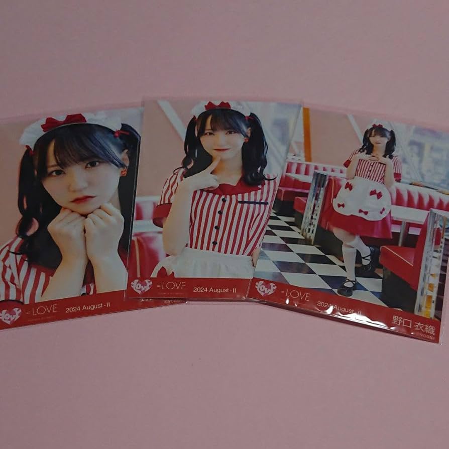 LOVE 野口衣織 仲直りシュークリームヨリ直筆 LOVE 野口衣織 仲直り