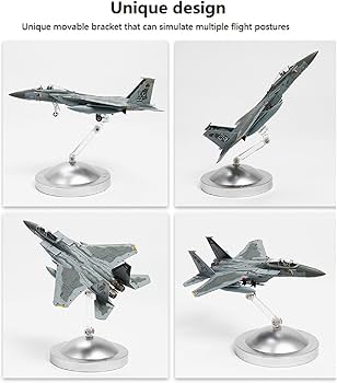 Amazon | 2024 1:100合金F-15イーグル戦闘機攻撃機モデル航空機モデル