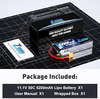 Amazon.com: Zeee 3S Lipo Battery 5200mAh 50C 11.1V RC Batteries