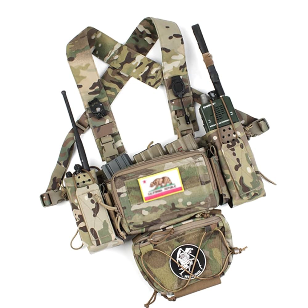 サバゲー ミリタリー A.O.S.E 迷彩 チェストリグ パーツ 未使用品