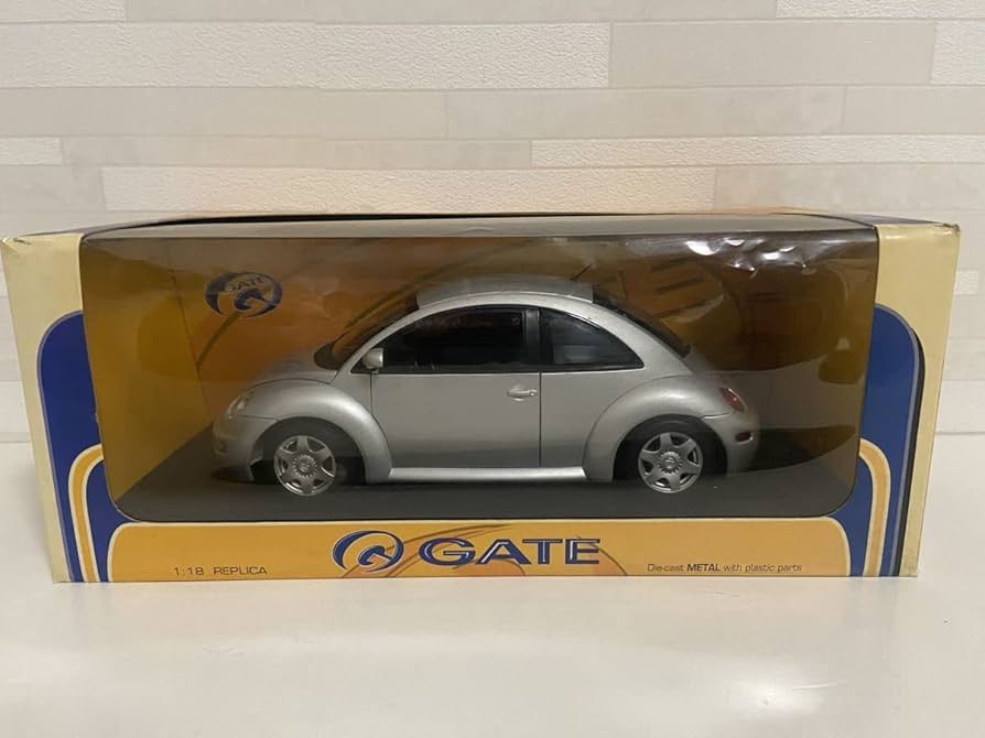 Amazon | 即決 GATE 1/18 ミニカー ニュービートル シルバー ゲート