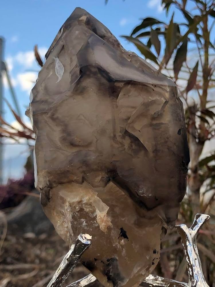 ❤️レア 天使のGIFT 極上 骸骨水晶 スモーキーエレスチャルクォーツ