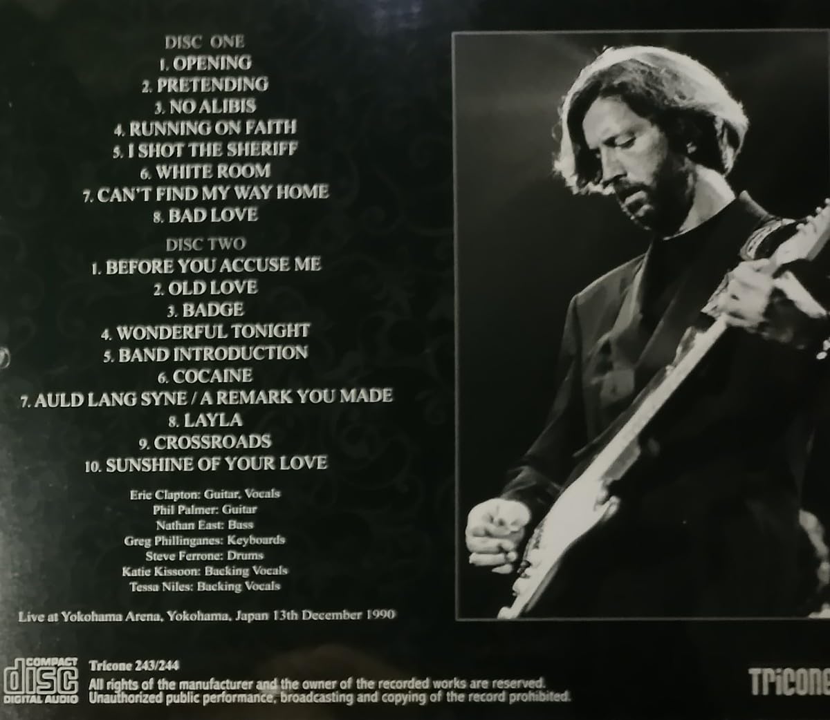 稀少】エリッククラプトン2006年ジャパンツアー記念ピンバッチ