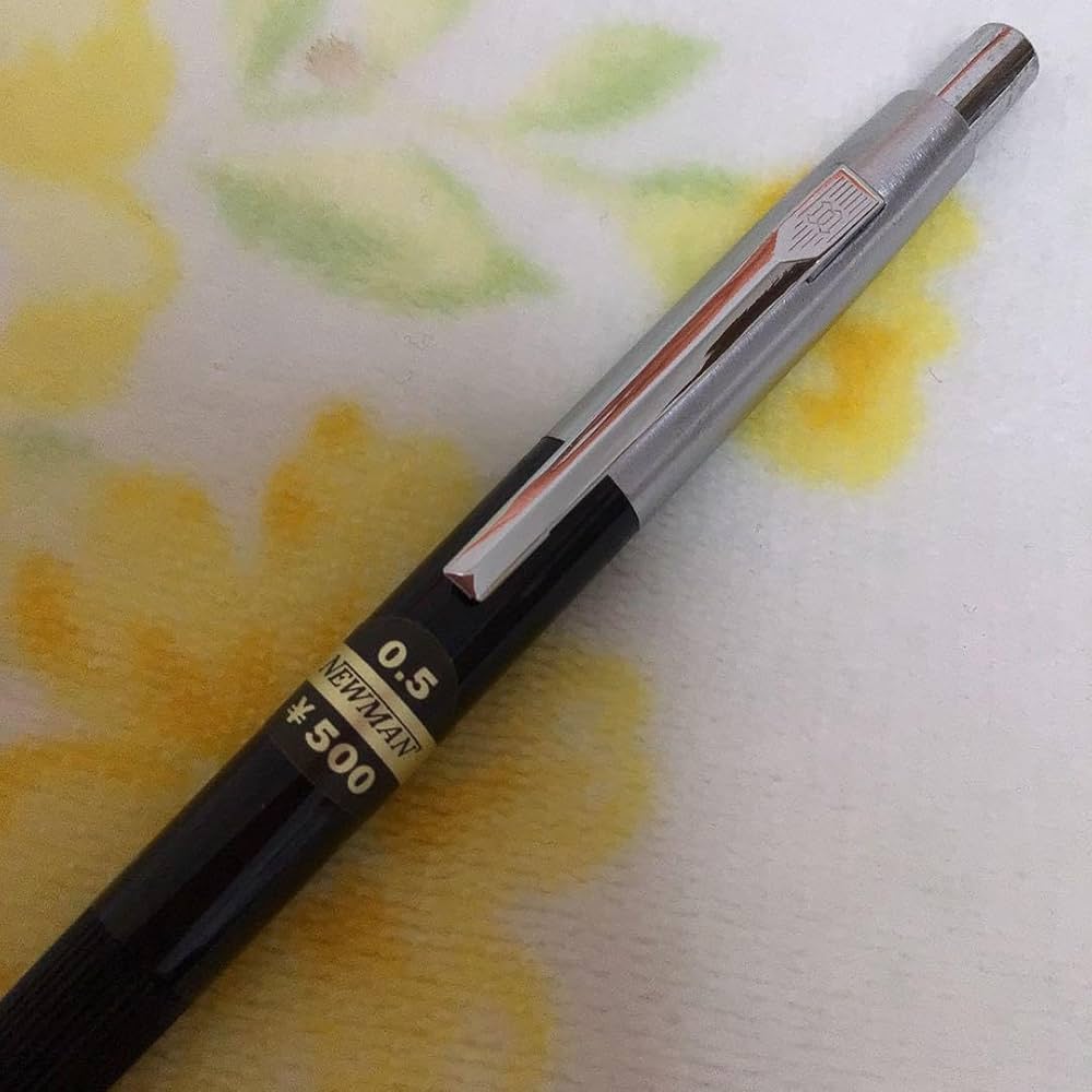 Amazon.co.jp: ニューマン シャーペン 0.5mm 黒 袋入り : 文房具