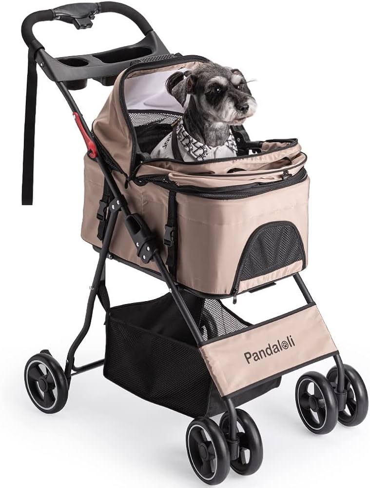 Amazon | Pandaloli ペットカート ベビーカー 犬 バギー:小型犬 中型犬