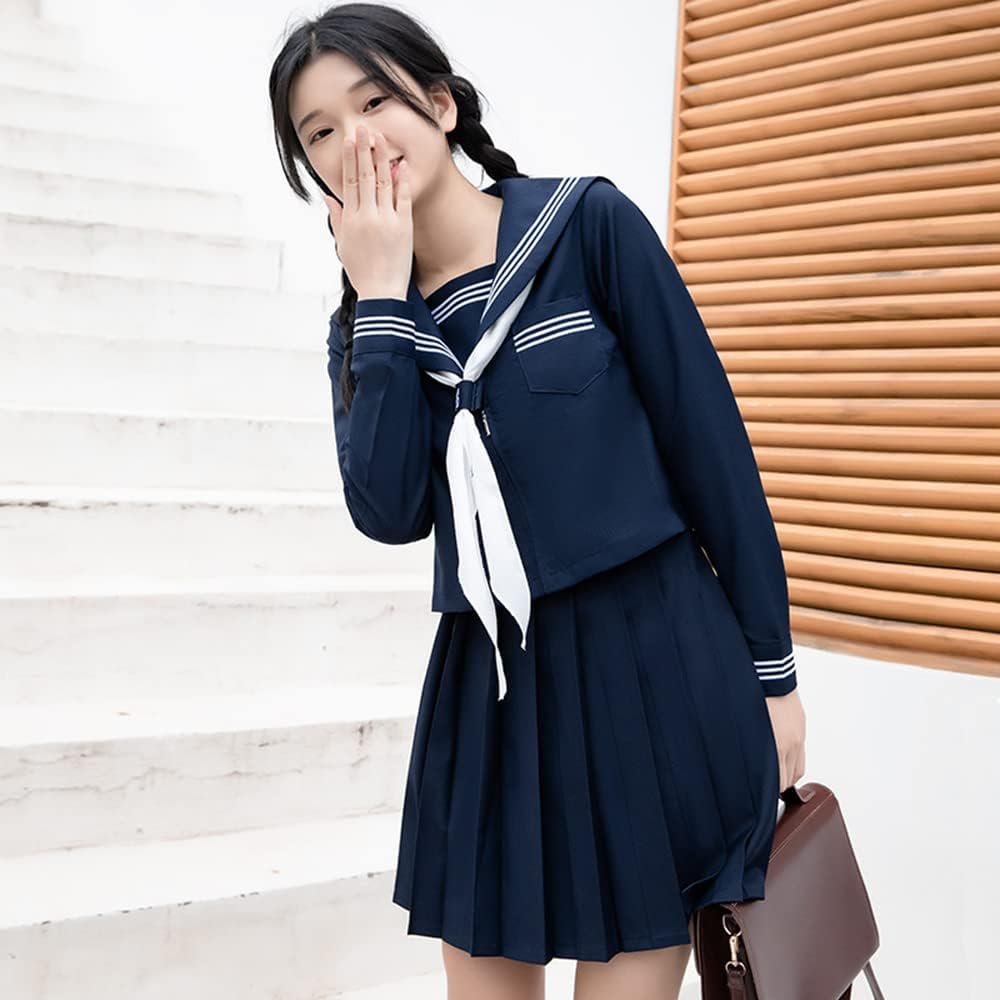 Amazon.co.jp: [YAISHN] セーラー服 ハロウィン コスプレ 制服 長袖