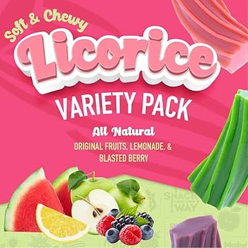 Amazon.com : Wiley Wallaby Licorice Variety Pack - Lemonade