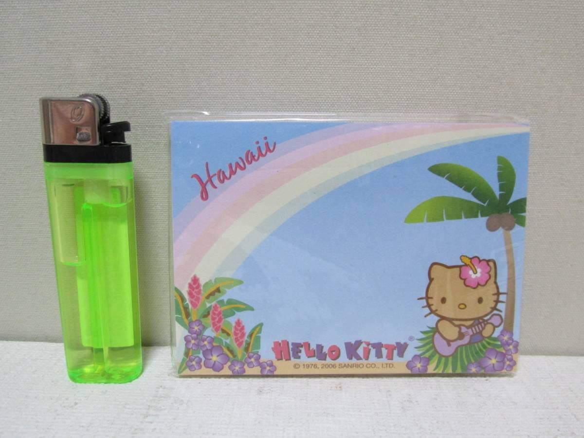 キティ海外限定ピーコック孔雀ダイカット メモ 使いかけ