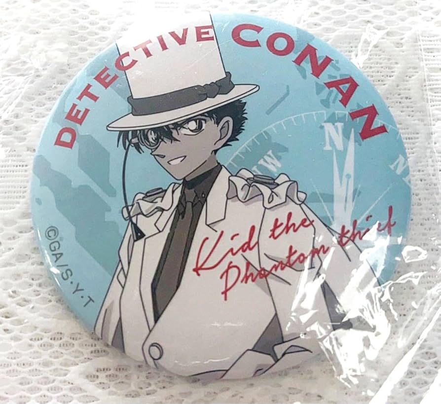 名探偵コナン 怪盗キッドがいっぱい 缶バッジ 7点セット 黒羽快斗