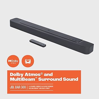 Amazon.com: JBL Bar 300: 5.0-Channel Compact All-in-one soundbar