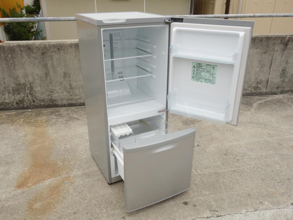 パナソニック 2ドア冷凍冷蔵庫 138L シルバー NR-B147W-S