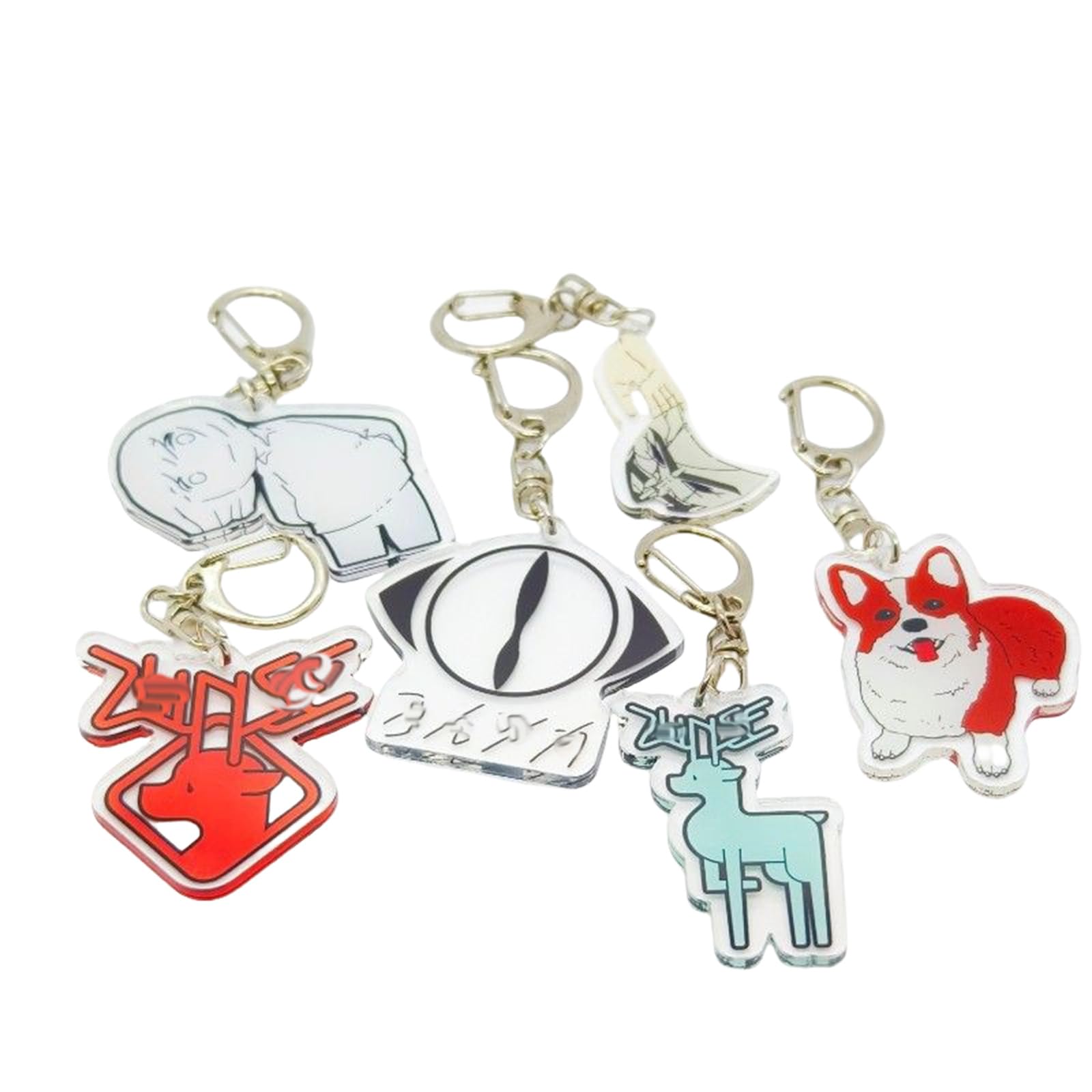 もかヨルシカピック(盗作以外)コンプ踊る動物キーホルダー＋前世