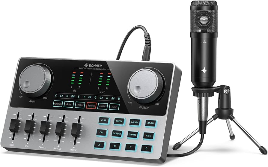 Amazon.co.jp: Donner オーディオインターフェース オーディオミキサー