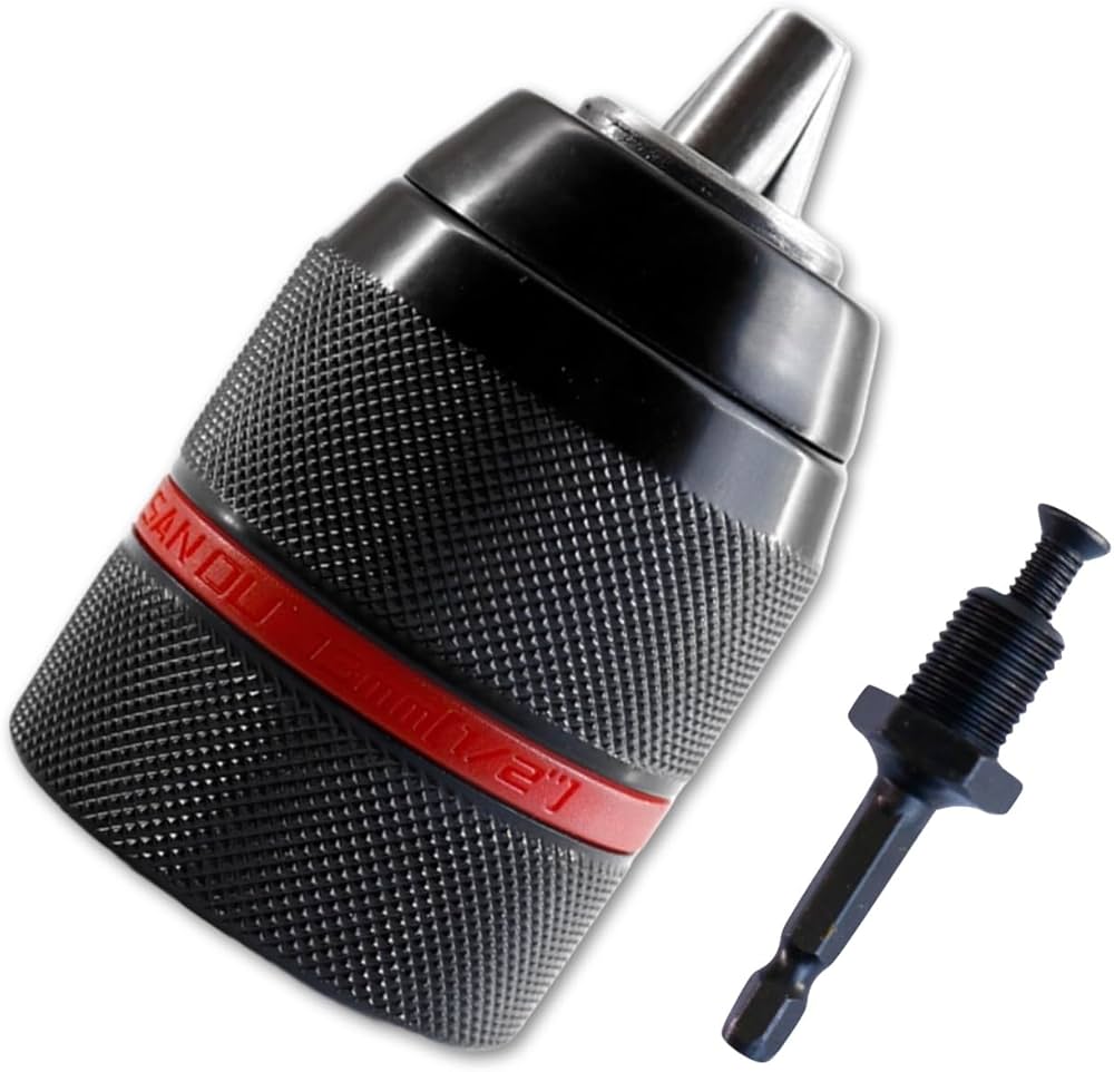 Amazon | ドリルチャック 六角軸 キーレスドリルチャック インパクト用